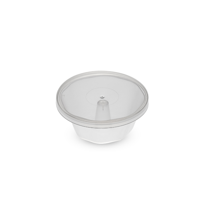 Mini Forma Pudim (80ml) com Tampa - Plastilânia - Imagem 1