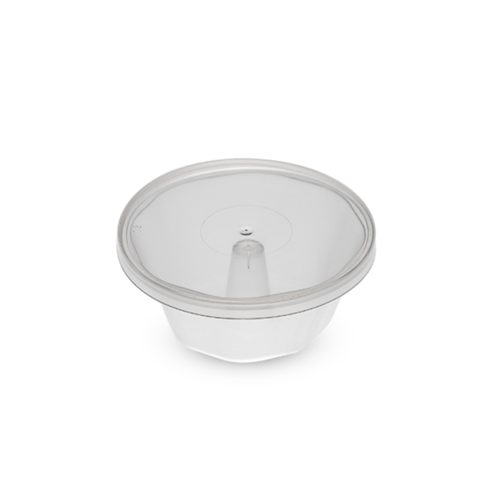 Forma Pudim Pequena (120ml) com Tampa - Plastilânia - Imagem 1