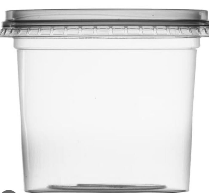 Kit Pote com Tampa Redondo (350ml) - Plastilânia - Imagem 1