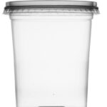 Kit Pote com Tampa Redondo (500ml) - Plastilânia