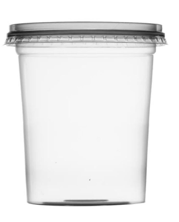 Kit Pote com Tampa Redondo (500ml) - Plastilânia - Imagem 1
