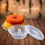 Forma Pudim Pequena (120ml) com Tampa - Plastilânia - Imagem 3