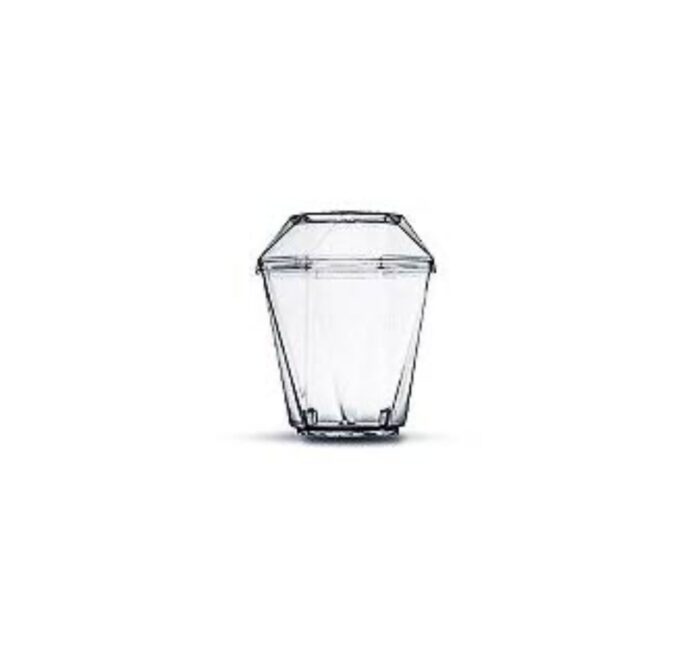 Copo Diamante com Tampa (180ml) - Plastilânia - Imagem 1