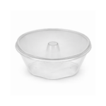 Forma Pudim Família (1100ml) com Tampa - Plastilânia