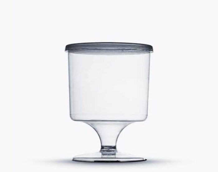 Taça PIT 150 com Tampa (150ml) - Plastilânia - Imagem 1