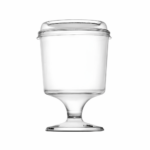 Taça PIT 031 com Tampa PET (30ml) - Plastilânia