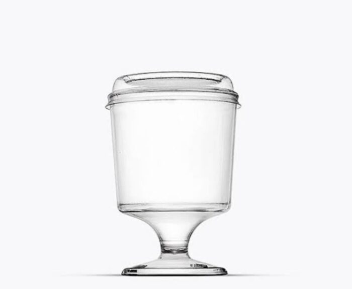 Taça PIT 031 com Tampa PET (30ml) - Plastilânia - Imagem 1