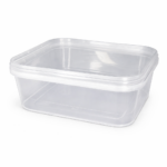 Pote Quadrado 400ml com Tampa Lacre - Prafesta - 10un ou 100un