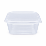 Pote Quadrado 150ml com Tampa - Prafesta - 20un ou 300un