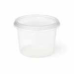 Pote Redondo 145ml com Tampa - Prafesta - 24un ou 600un