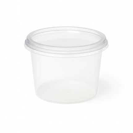 Pote Redondo 145ml com Tampa - Prafesta - 24un ou 600un