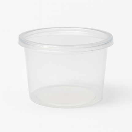 Pote Redondo 1l com Tampa - Prafesta - 24un ou 192un