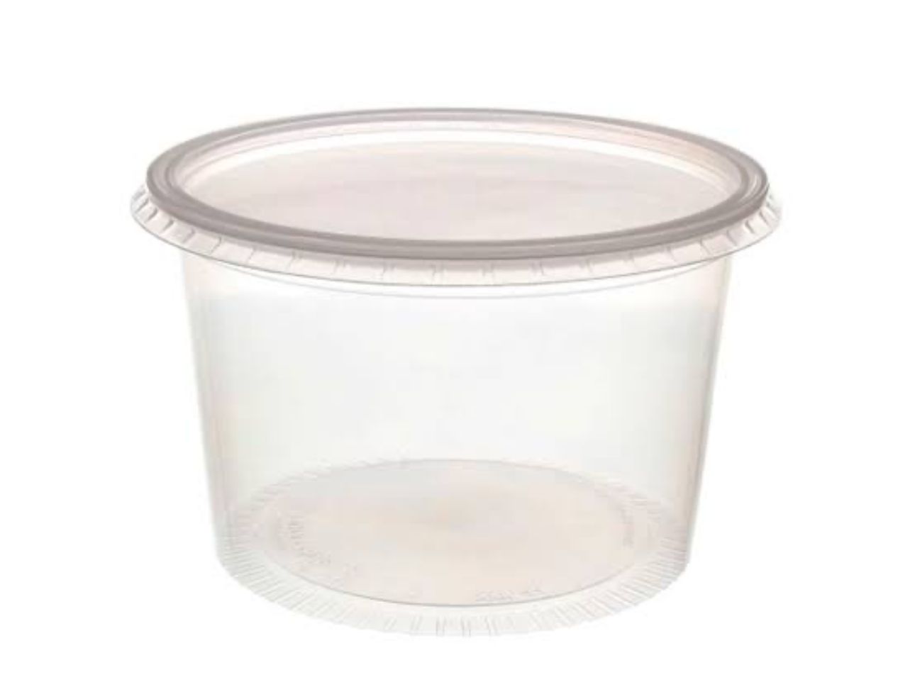 pote redondo Pote Redondo (350ml) com Tampa - Prafesta - Imagem 1