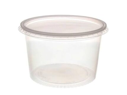 Pote Redondo (250ml) com Tampa - Prafesta