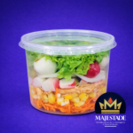 Pote Redondo 1l com Tampa - Prafesta - 24un ou 192un - Imagem 2