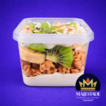 Pote Quadrado 250ml com Tampa - Prafesta - 20un ou 240un - Imagem 2