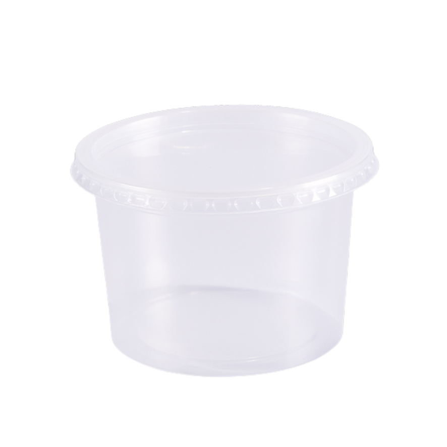 red500 Pote Redondo 500ml com Tampa - Prafesta - 24un ou 288un - Imagem 1