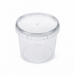 Pote Redondo 220ml com Tampa Lacre - Plastilânia - 10un ou 200un