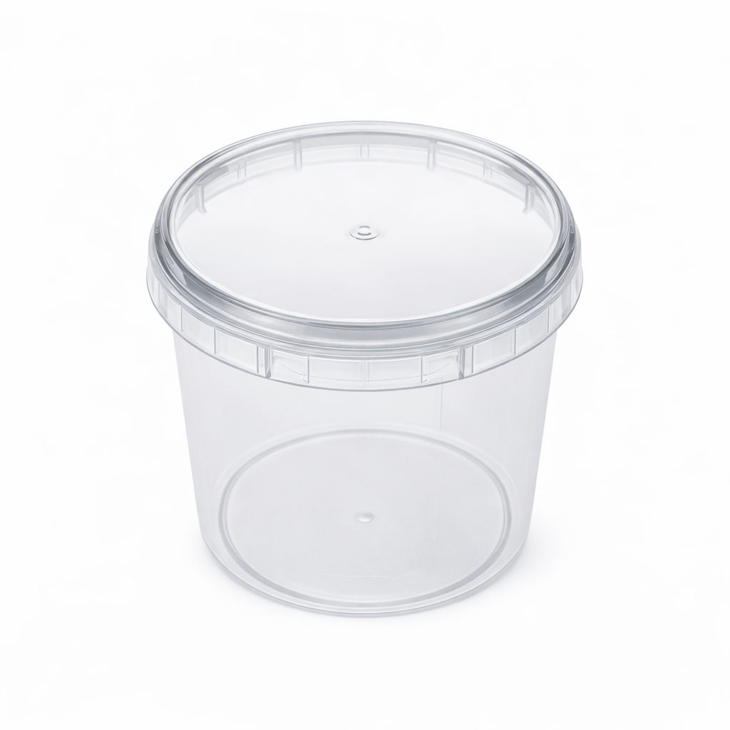 b71b49d7-715c-4287-ba99-68ec0f2659b1 Pote Redondo 220ml com Tampa Lacre - Plastilânia - 10un ou 200un - Imagem 1