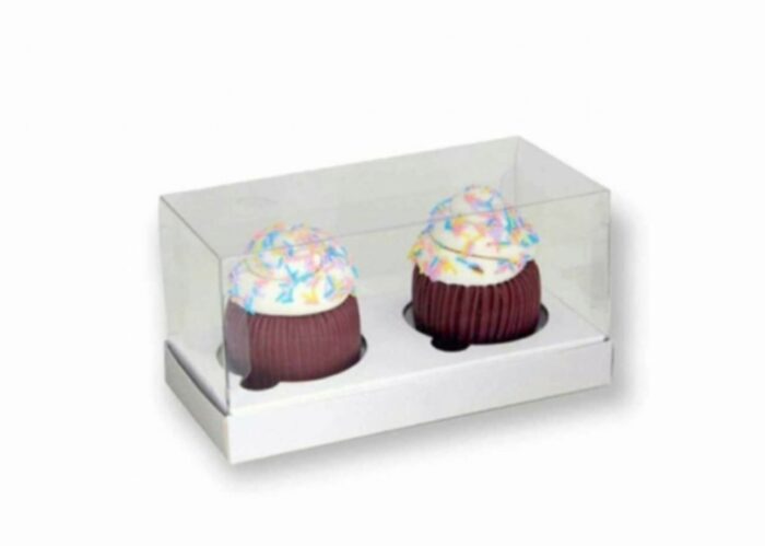 Caixa para Dois Cupcakes - Ideia Embalagens - Imagem 1