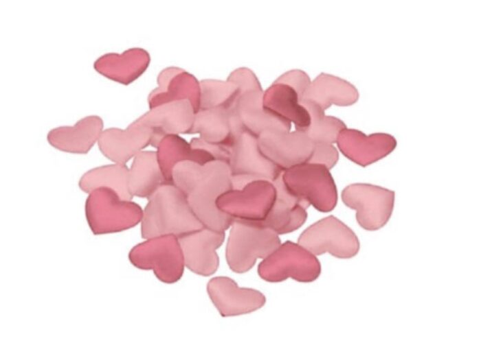 Confete Pétala Coração Romântico (15g) - Cromus Embalagens - Imagem 1