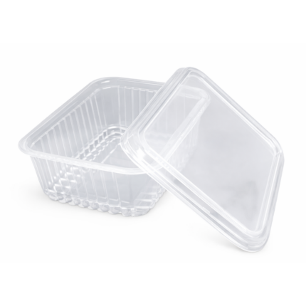 Pote Retangular + Tampa (150ml) - Prafesta