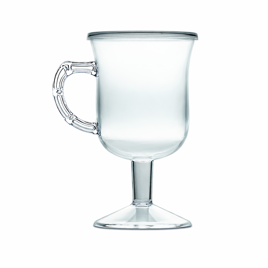 8f66050e-4e73-4142-85e3-12c08beaaa4c Taça PIT 130 Cappuccino com Tampa (130ml) - Plastilânia - Imagem 1