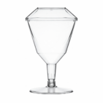 Taça PIT 175 Square com Tampa (170ml) - Plastilânia